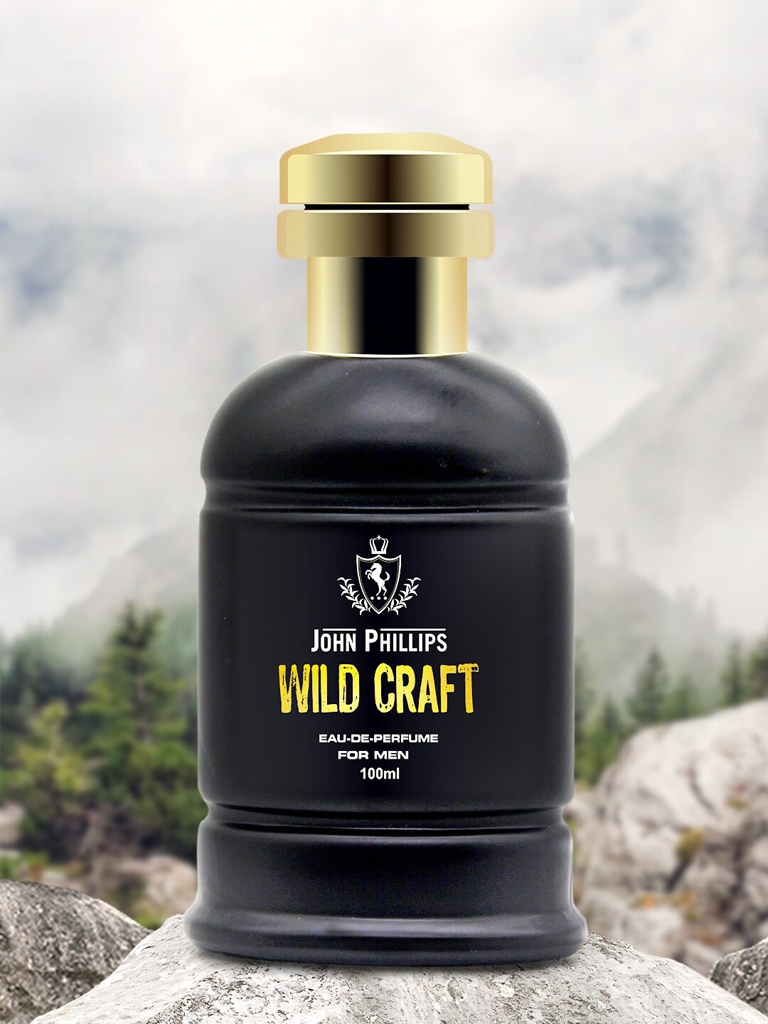 

JOHN PHILLIPS Men Wild Craft Long-Lasting Eau de Parfum - 100ml, Black