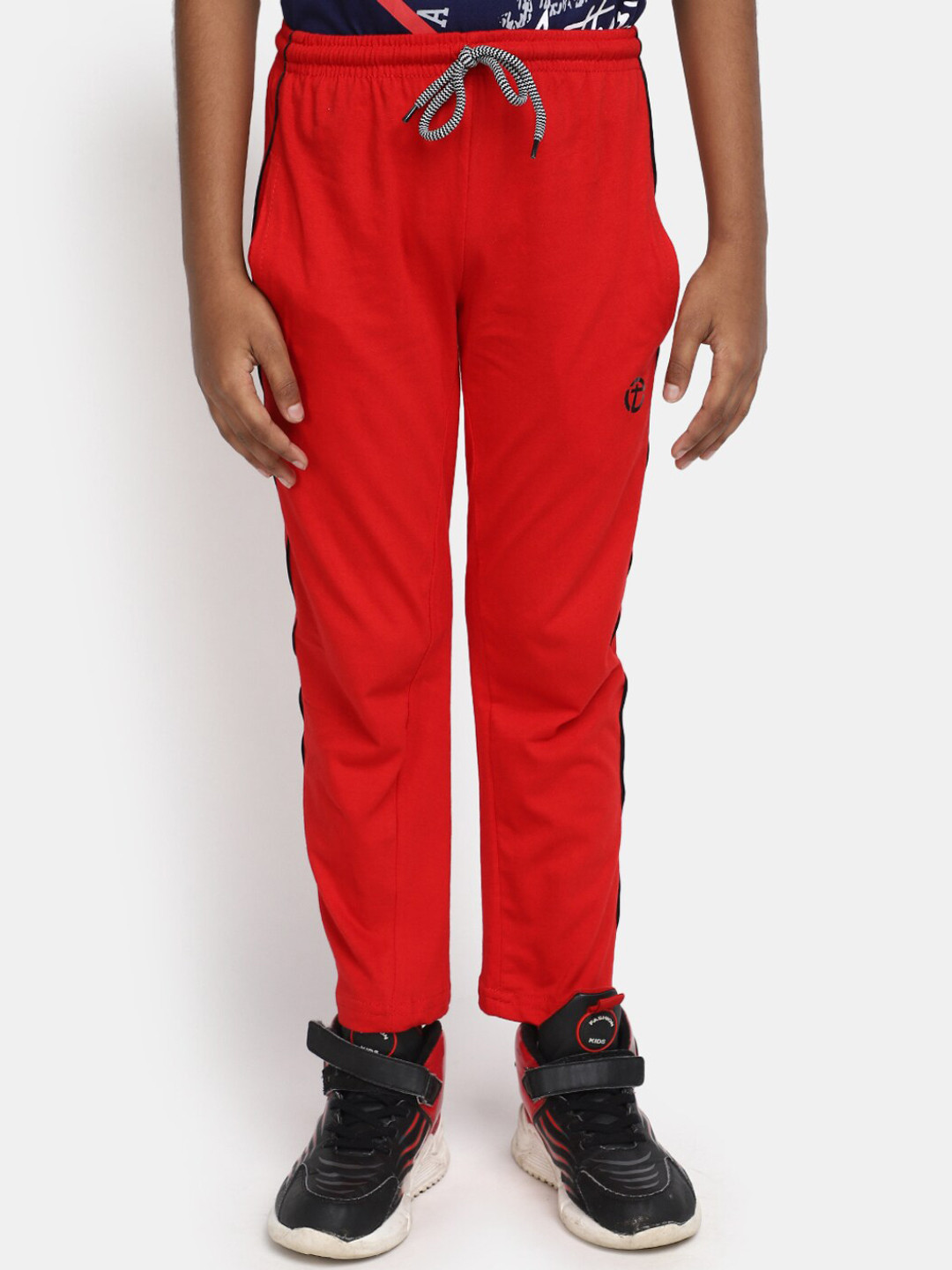 

V-Mart Boys Cotton Trackpant, Red