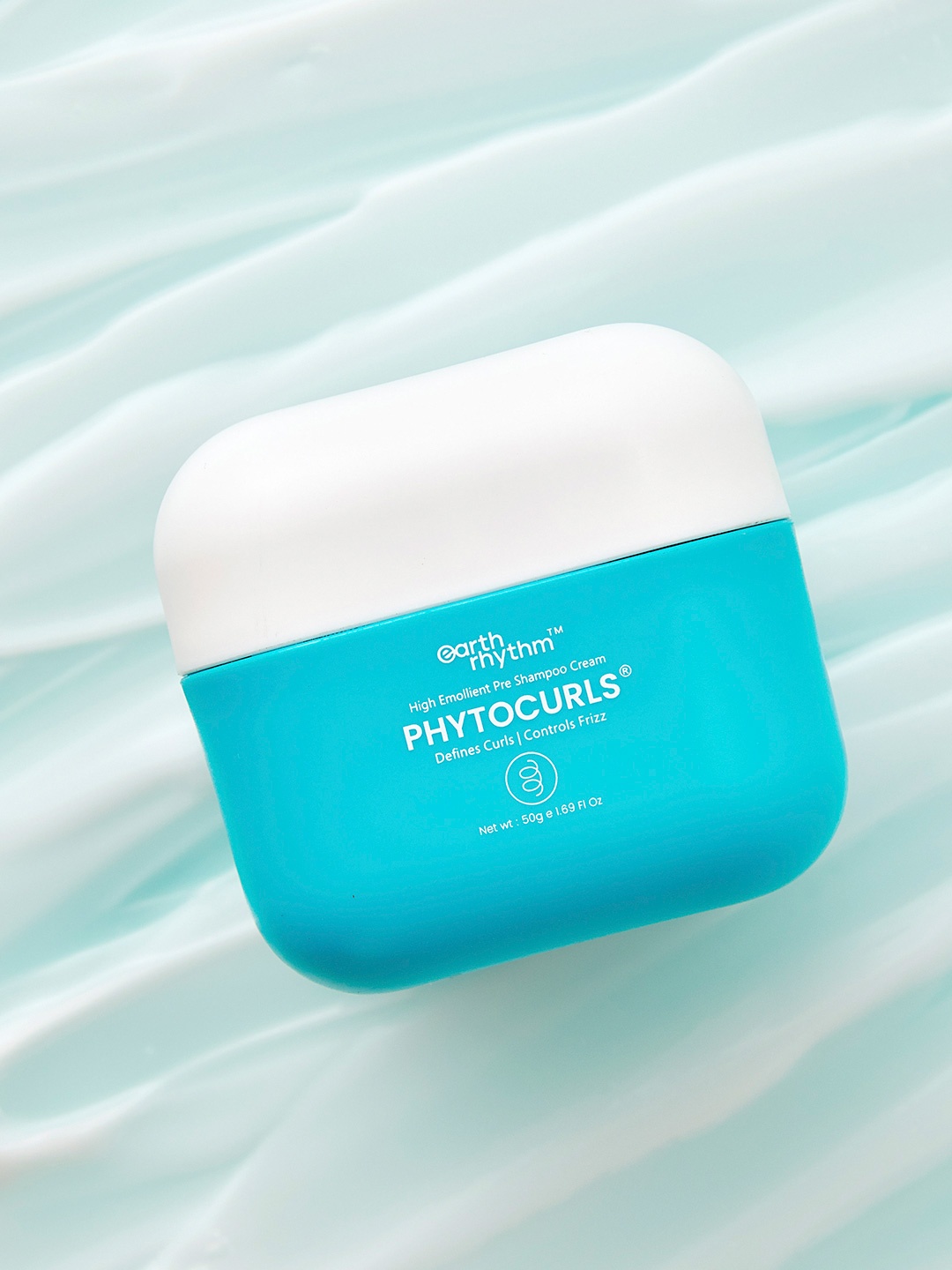

Earth Rhythm Phytocurls High Emollient Pre Shampoo Cream - 50 g, Blue