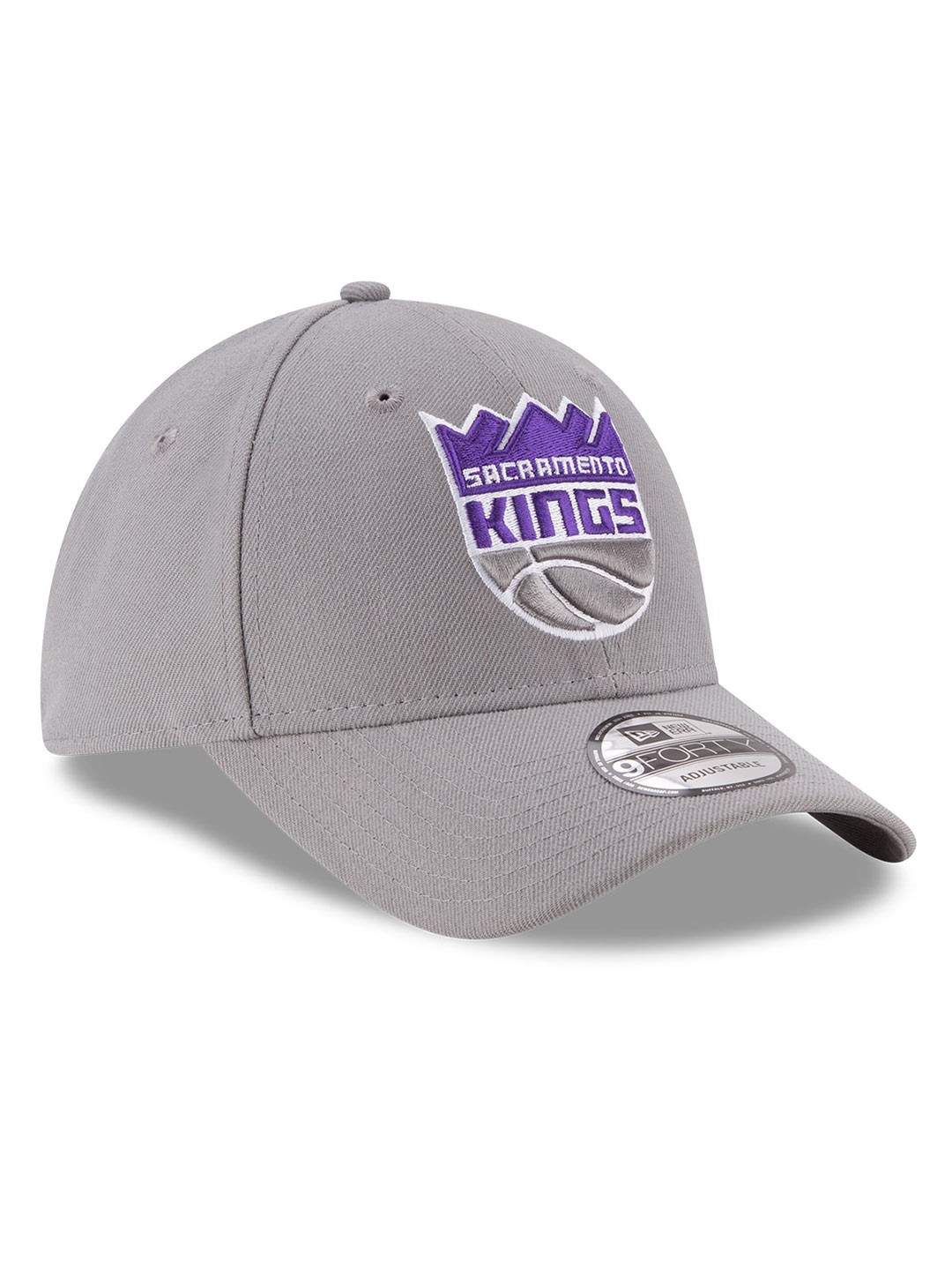 

New Era Embroidered Sacramento Kings The League Visor 9FORTY Baseball Cap, Grey