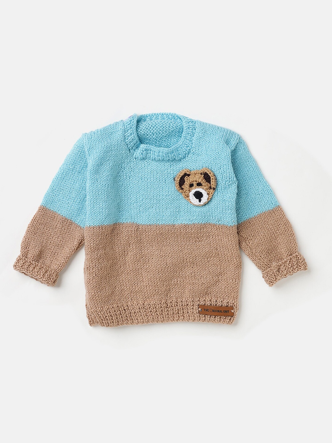 

The Original Knit Infants Colourblocked Pullover, Blue
