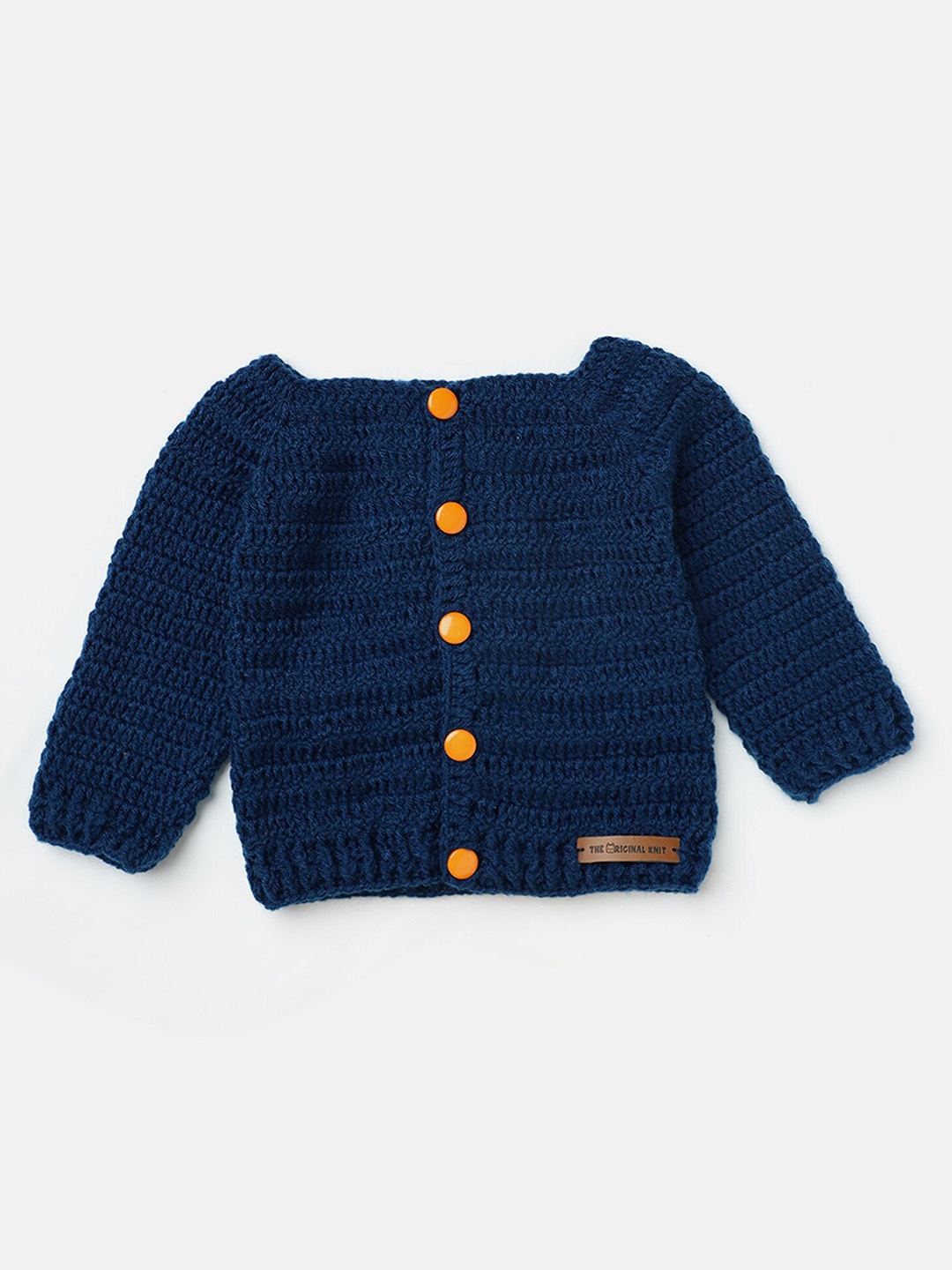 

The Original Knit Infants Self Design Cable Knit Cardigan, Navy blue