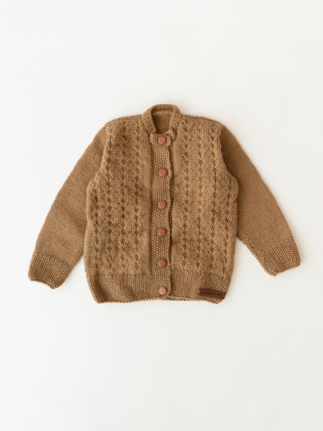 

The Original Knit Infants Self Design Cable Knit Cardigan, Beige