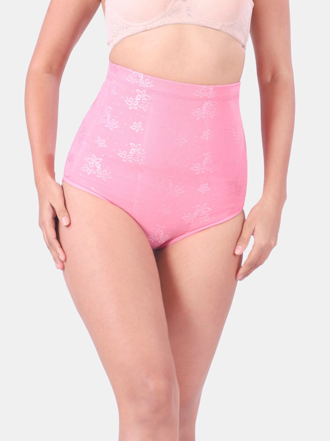 

Dermawear Musque 2.0 Floral Lace Shaper Briefs Light Pink