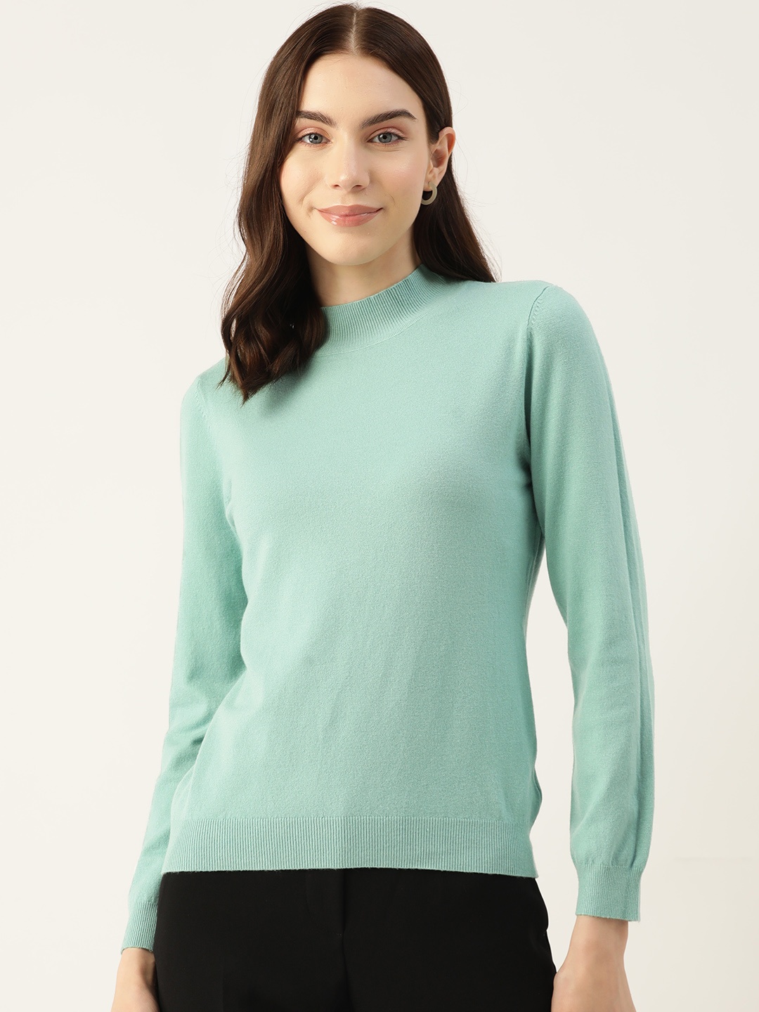 

Madame Round Neck Pullover, Green