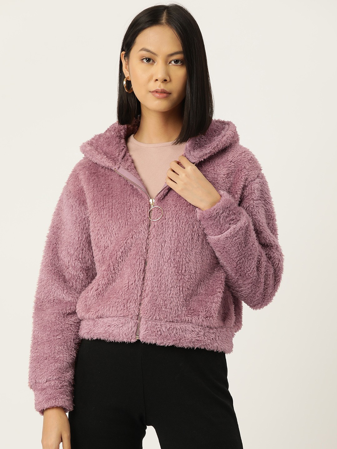

Madame Fuzzy Tailored Jacket, Rose