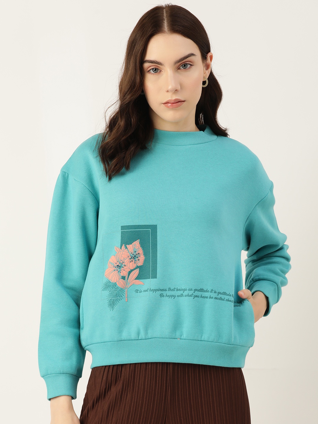 

Madame Printed Sweatshirt, Blue