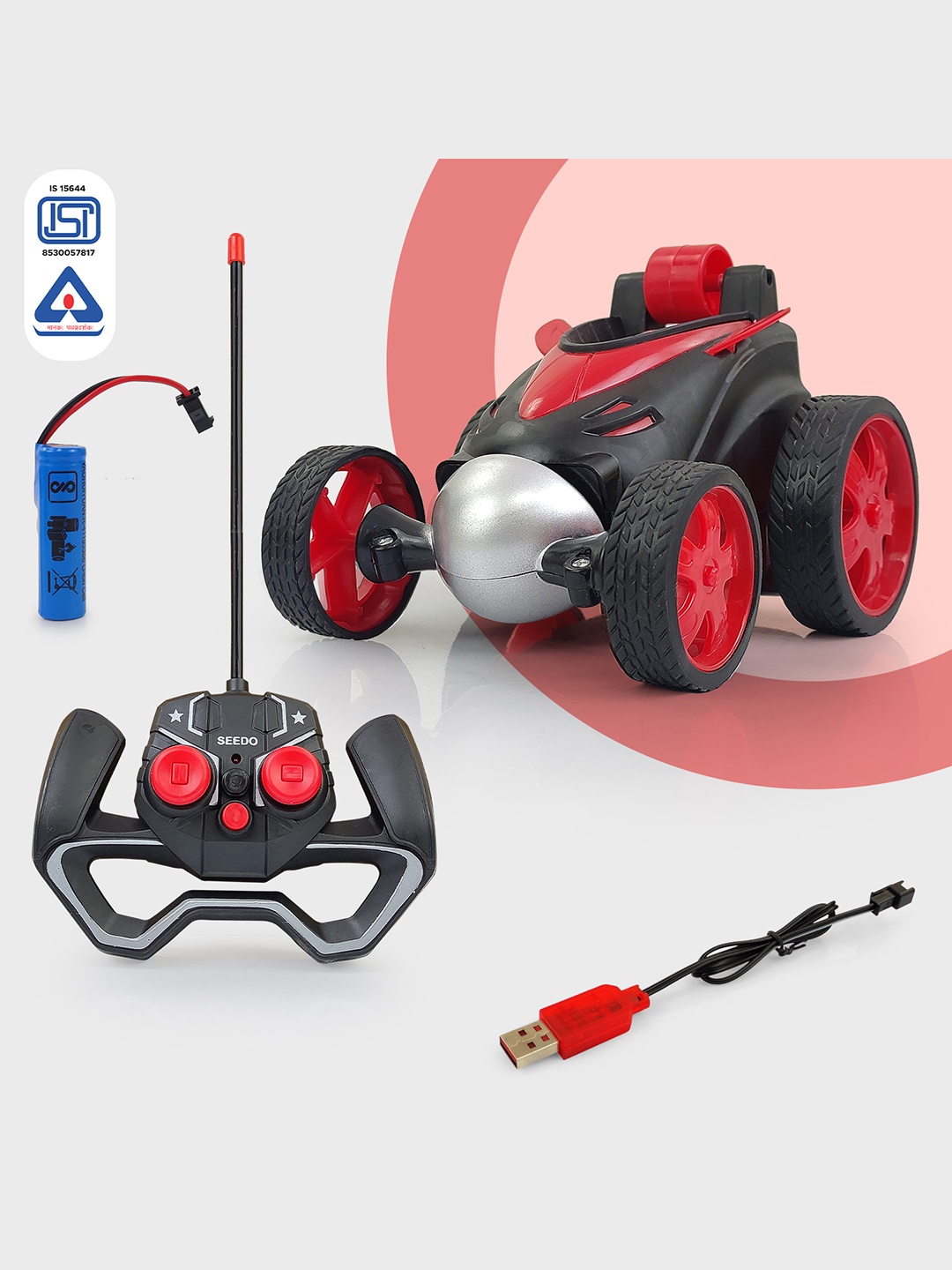 

NHR Kids Remote Control Car, Red