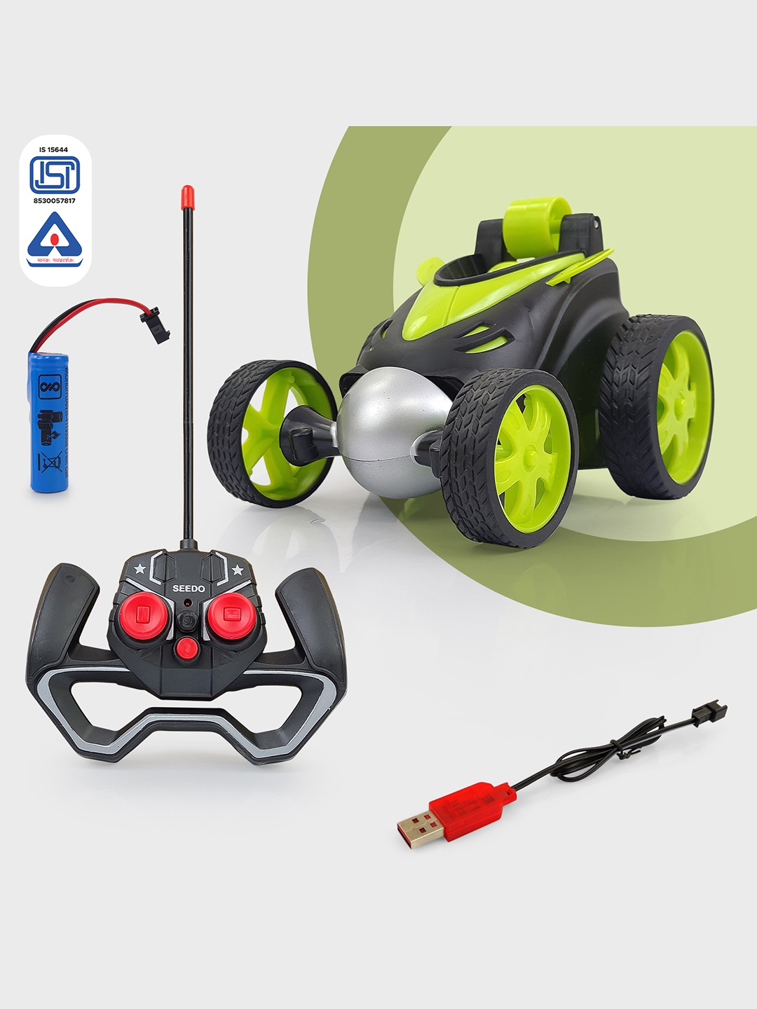

NHR Kids Remote Control Car, Green