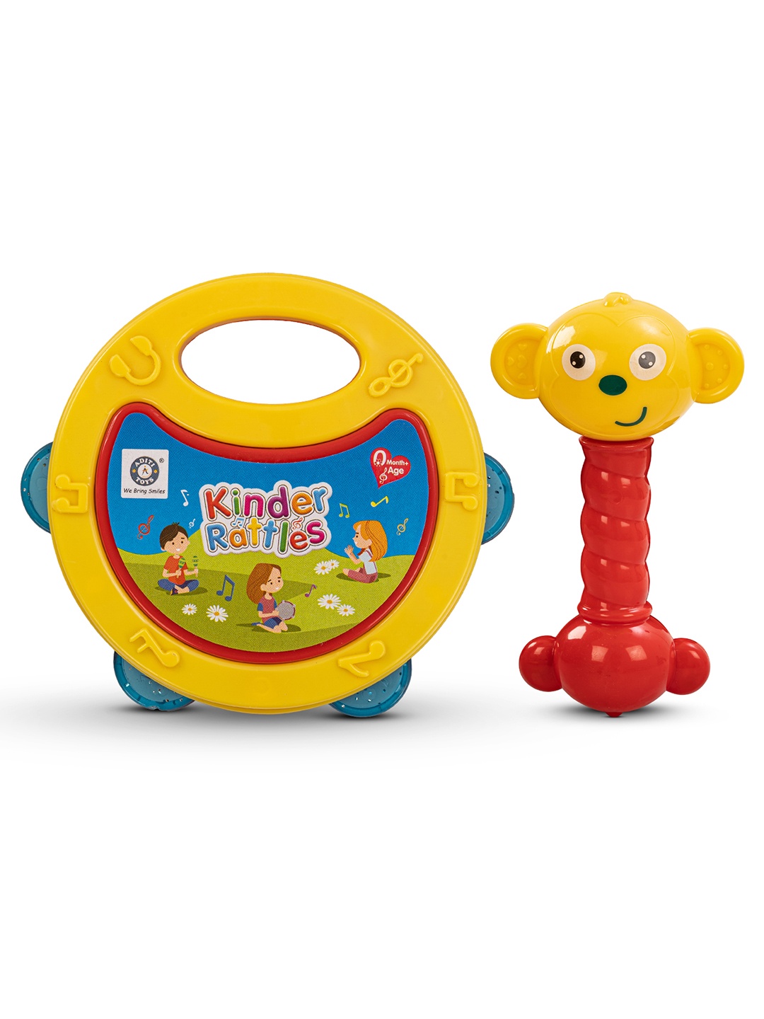 

BAYBEE Set of 2 Kids Rattle Toys, Multi