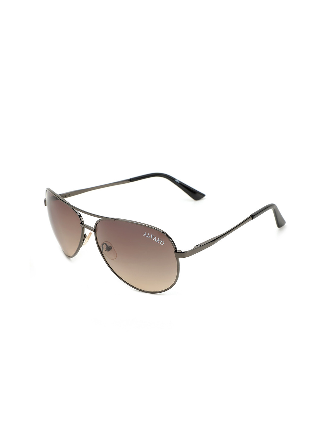 

Alvaro Castagnino Men Aviator Polarised Lens Sunglasses 2324ASG026, Brown