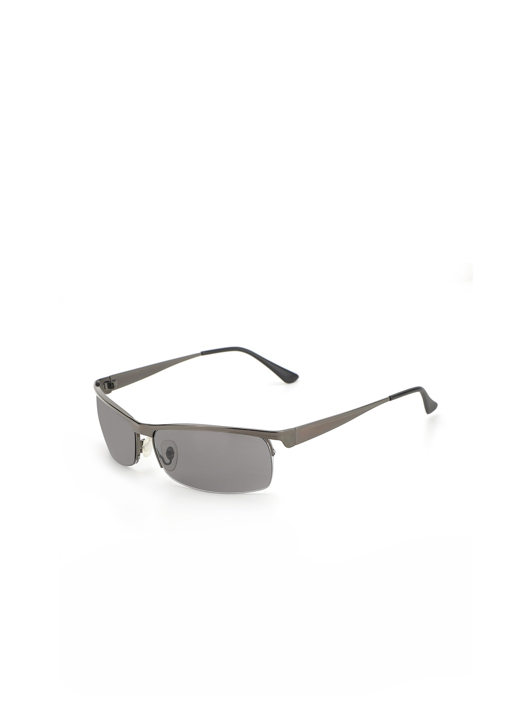 

Alvaro Castagnino Men Rectangle Polarised Lens Sunglasses 2324ASG022, Grey