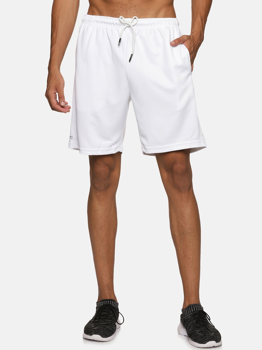 

VS by Sehwag Men Antimicrobial Sports Shorts, White