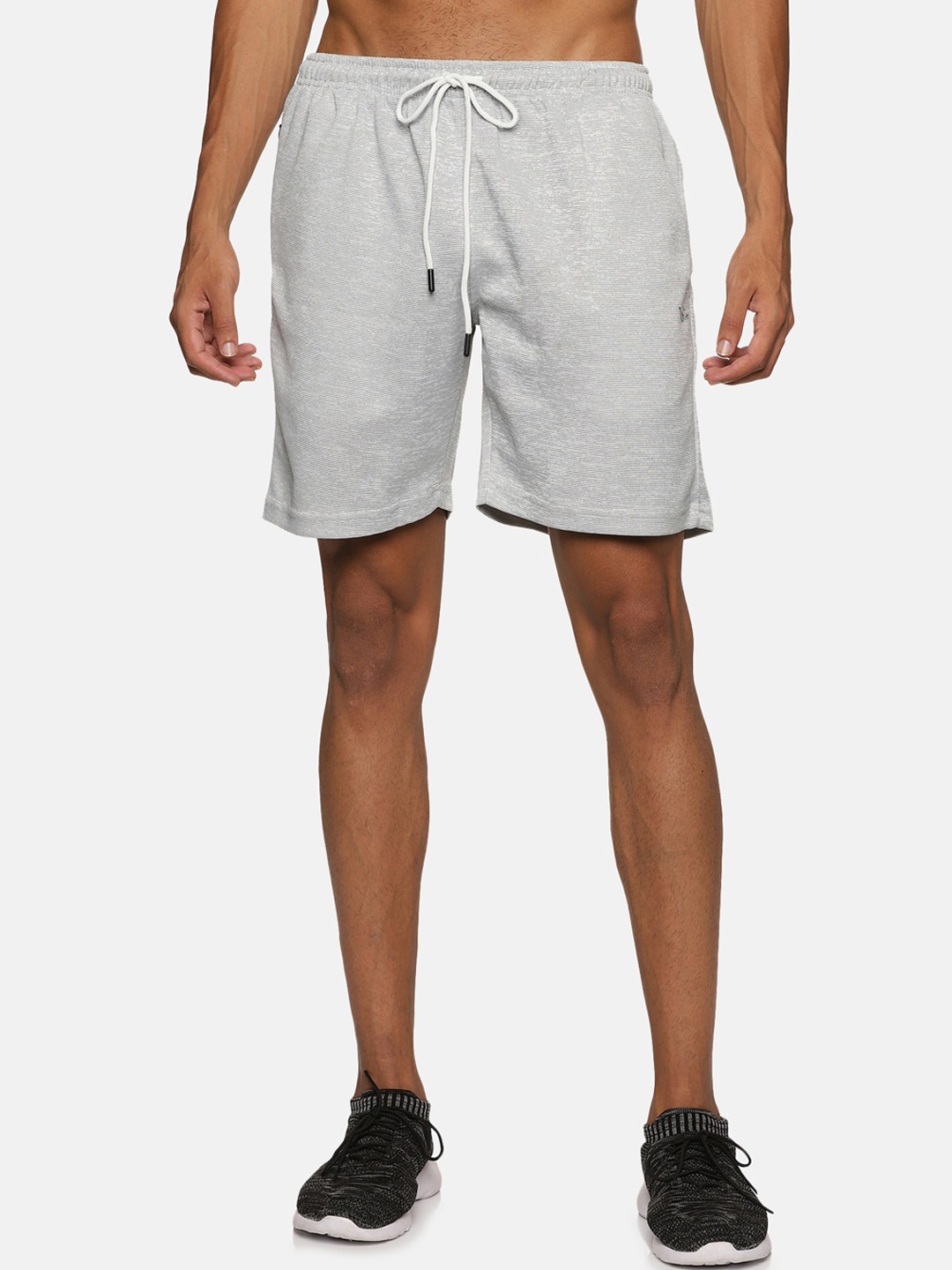 

VS by Sehwag Mens Antimicrobial Sports Shorts, Grey