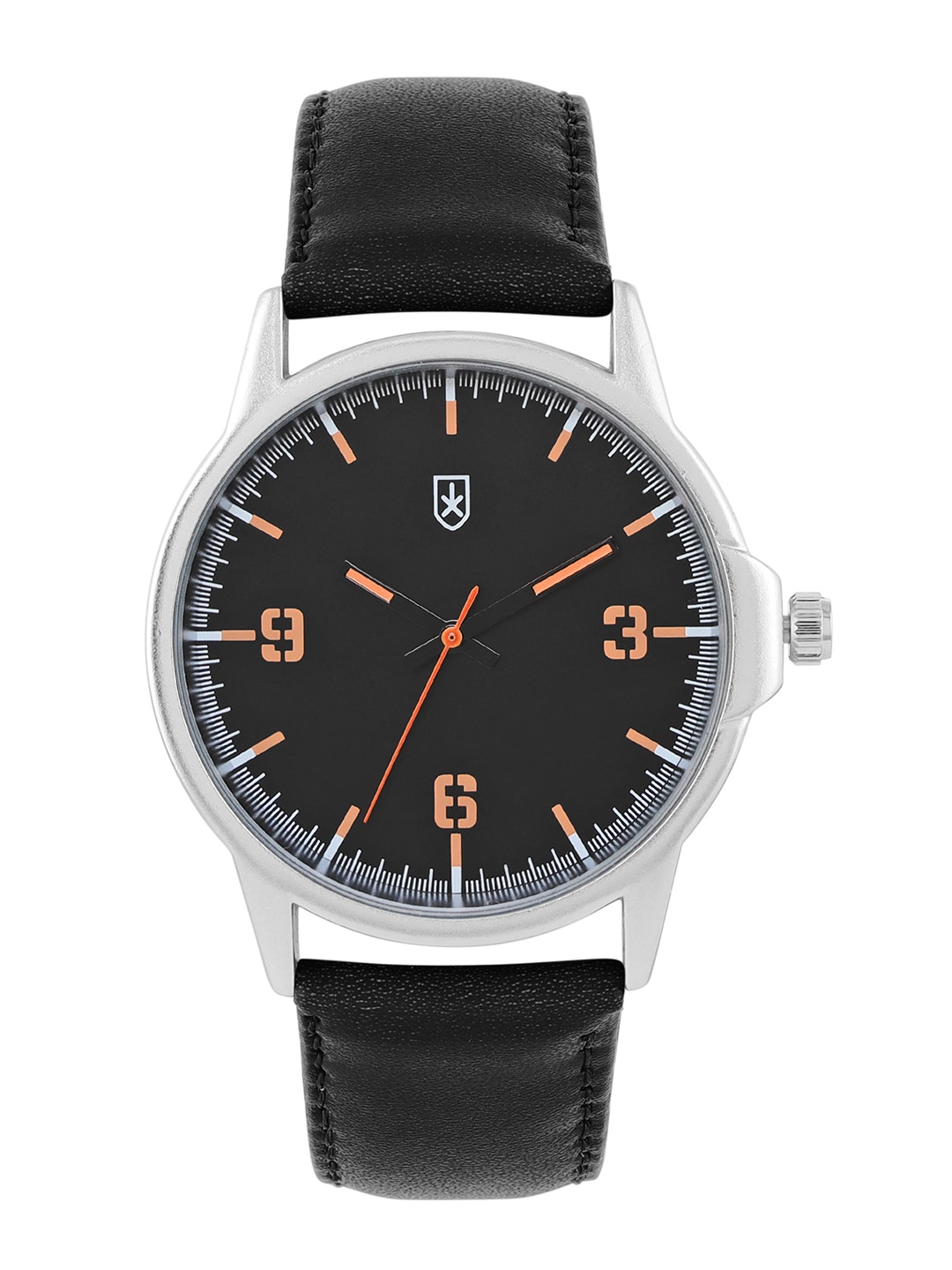 

Roadster Men Analogue Dial Leather Strap Wrist Watch RD_SS23_2C, Black