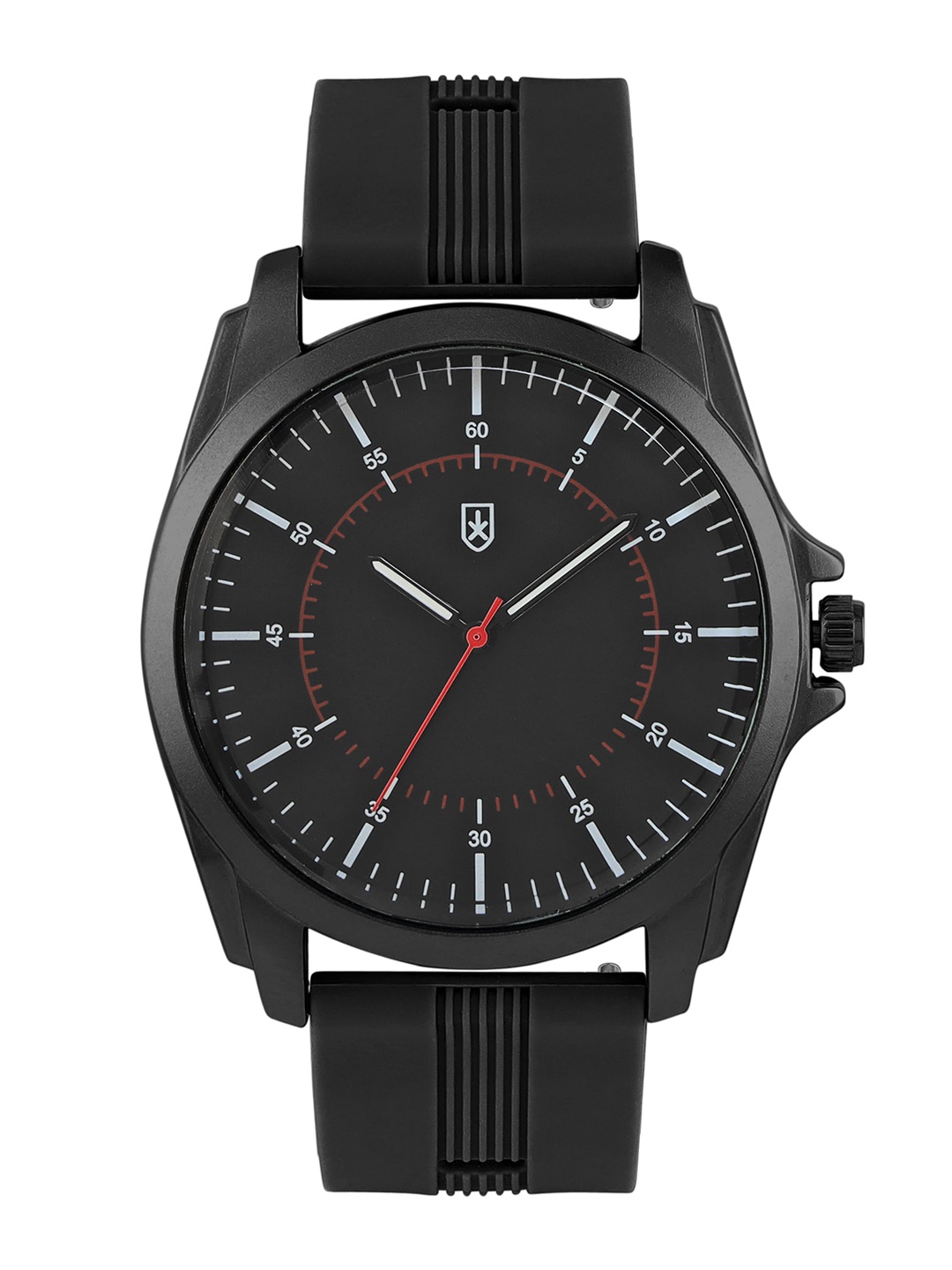 Roadster Men Analogue Dial Date Aperture Wrist Watch RD_SS23_3A, Black