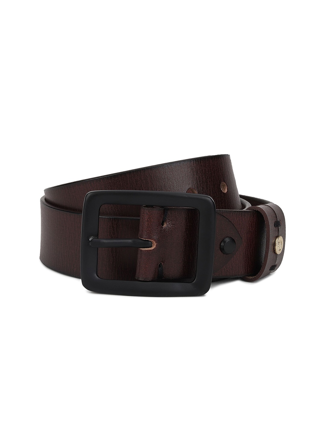 

Urbano Fashion Textured Leather Formal Belt, Brown