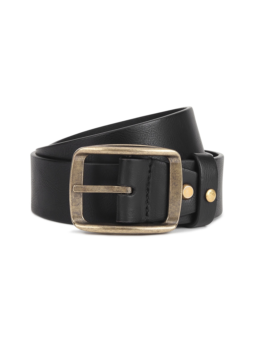 

Urbano Fashion Men Textured Leather Formal Belt, Black