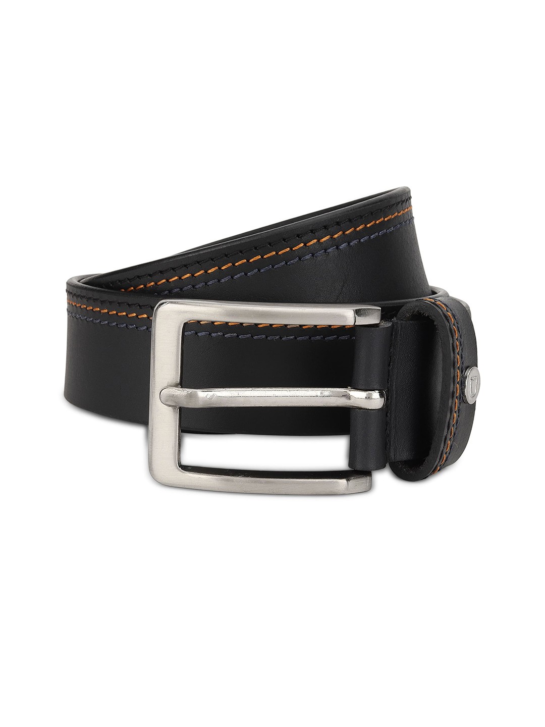 

Urbano Fashion Men Leather Formal Belt, Black