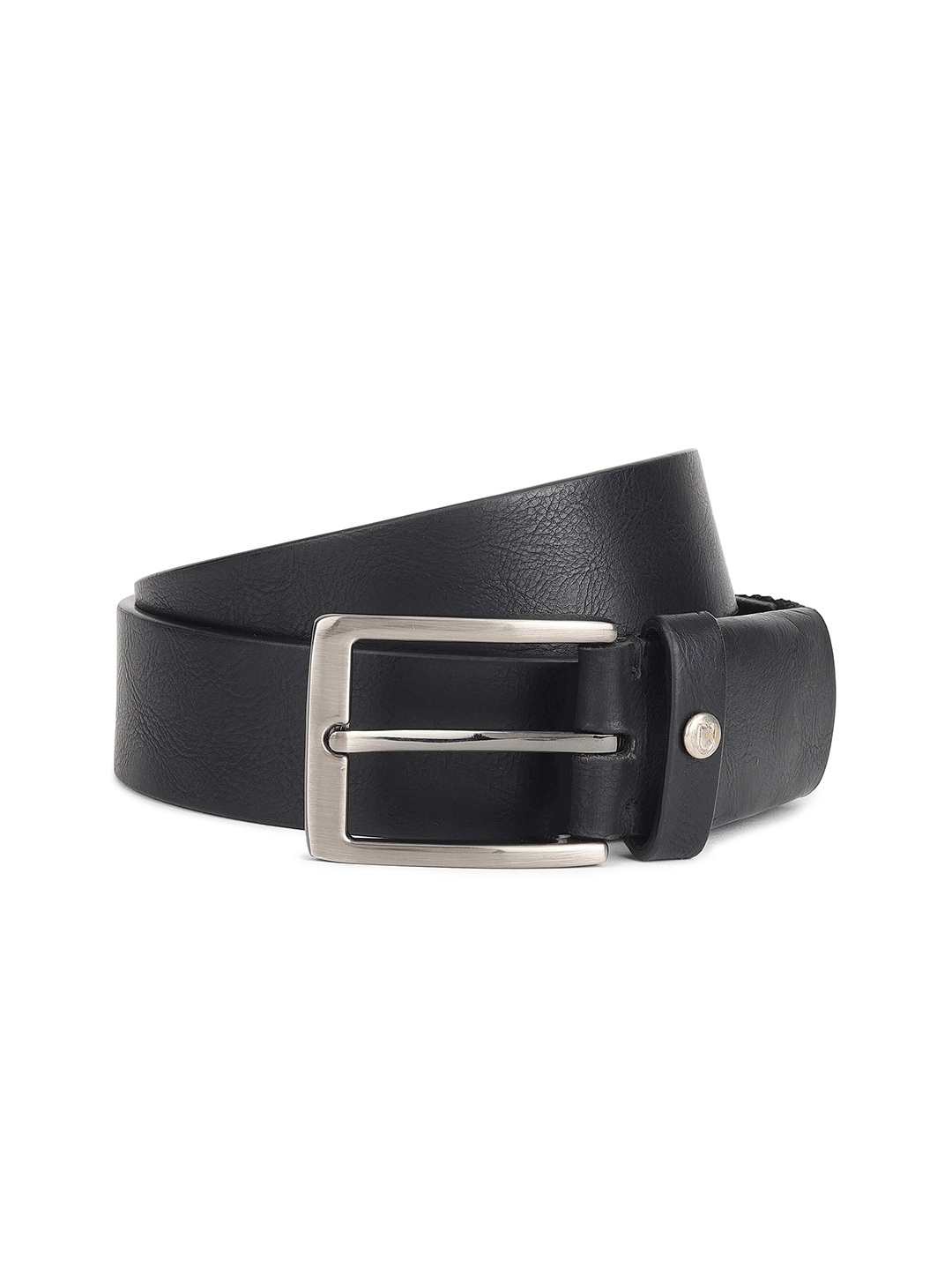 

Urbano Fashion Men Textured Leather Formal Belt, Black