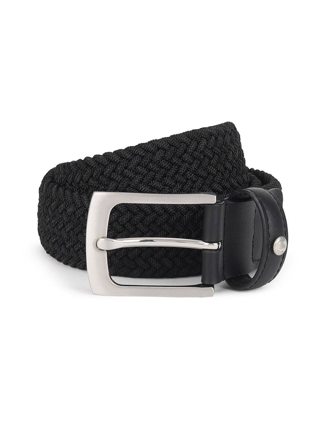 

Urbano Fashion Men Textured Leather Belt, Black