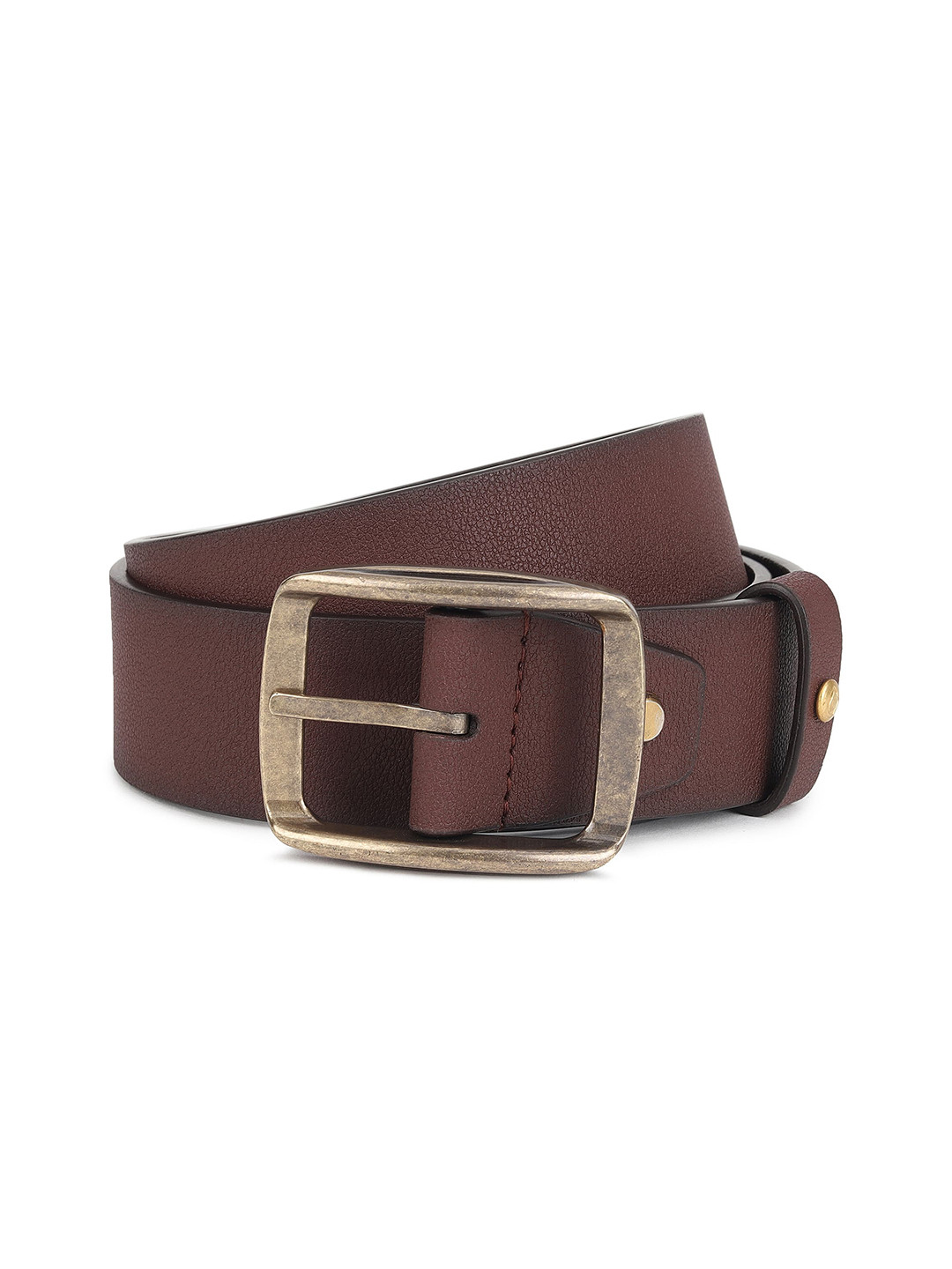 

Urbano Fashion Men Leather Belt, Red