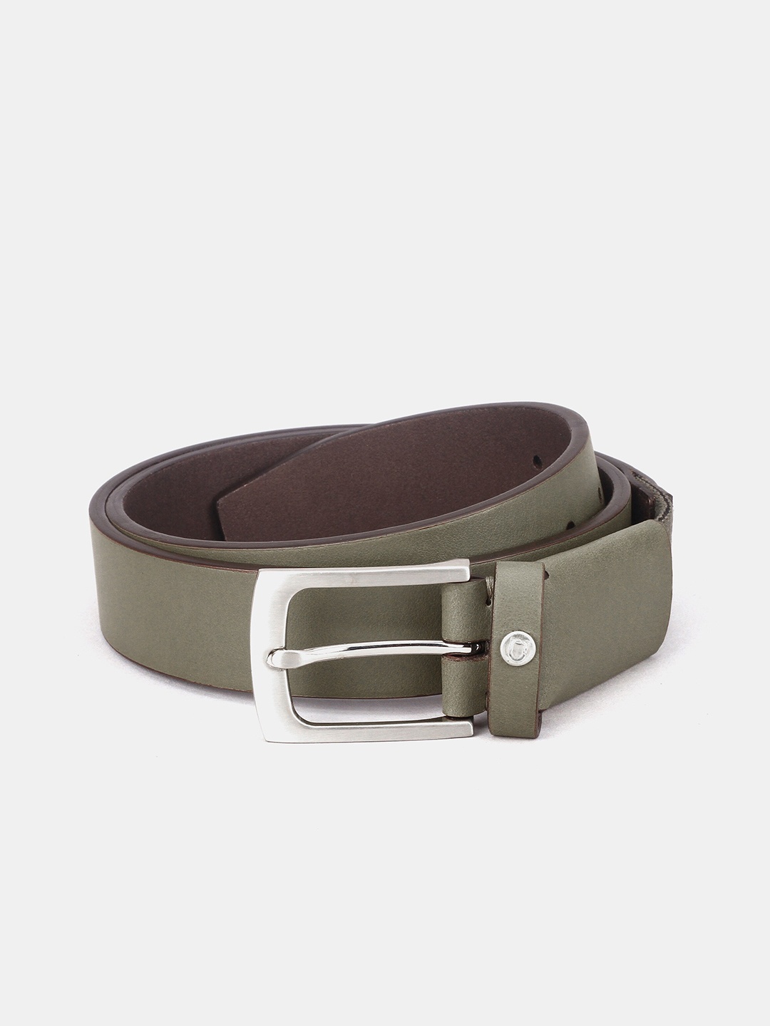 

Urbano Fashion Men Leather Belt, Green