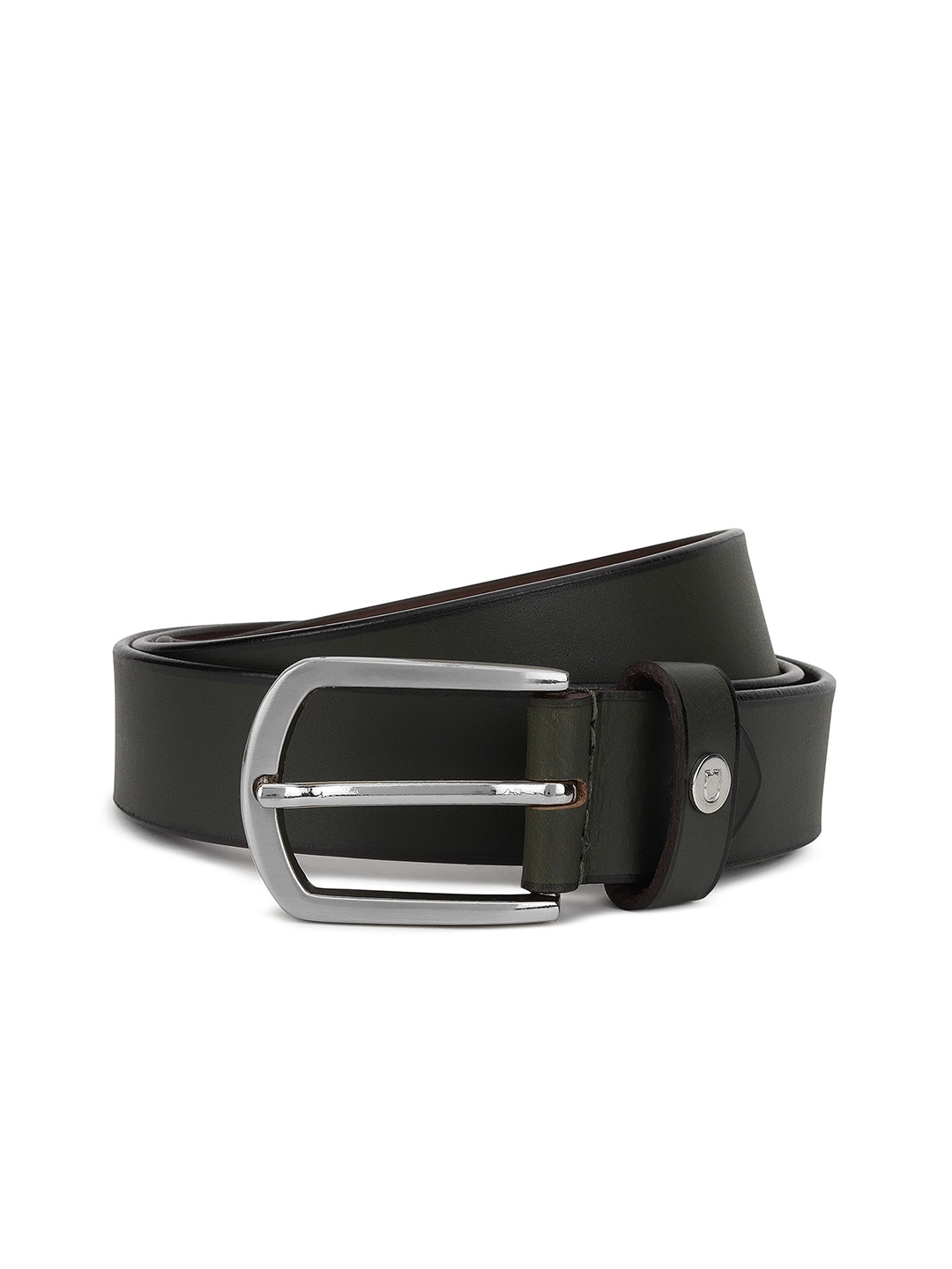 

Urbano Fashion Men Leather Belt, Olive