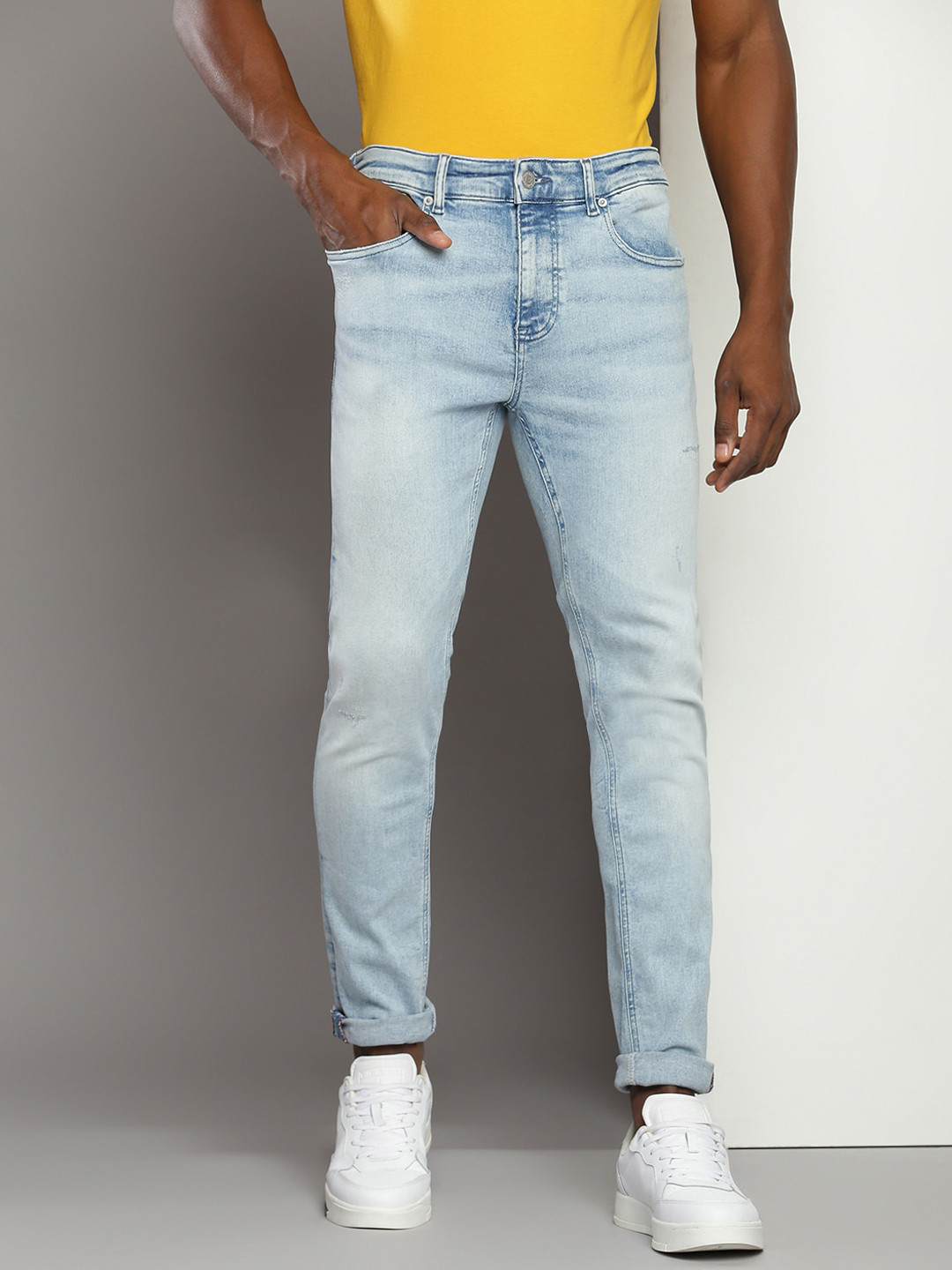 

Tommy Hilfiger Men Heavy Fade Jeans, Blue