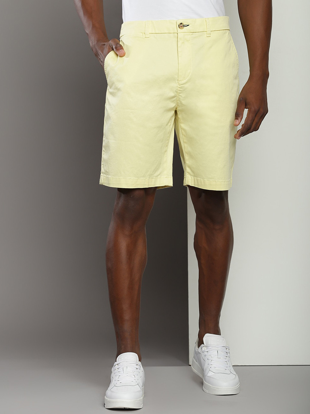 

Tommy Hilfiger Men Mid-Rise Chino Shorts, Yellow