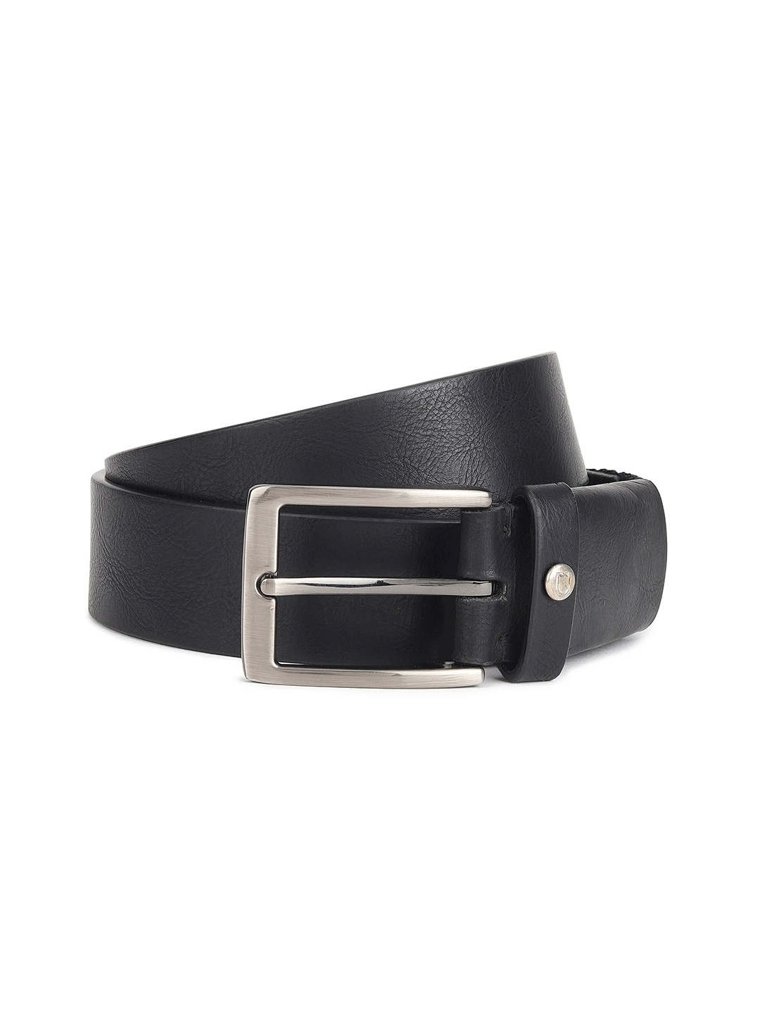 

Urbano Plus Men Leather Formal Belt, Black