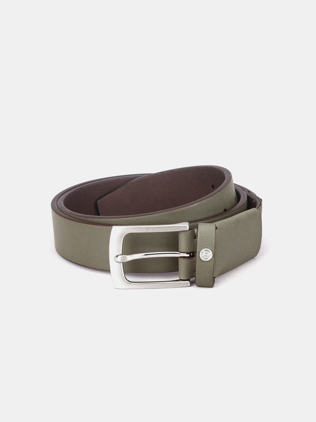 

Urbano Plus Men Leather Casual Belt, Green