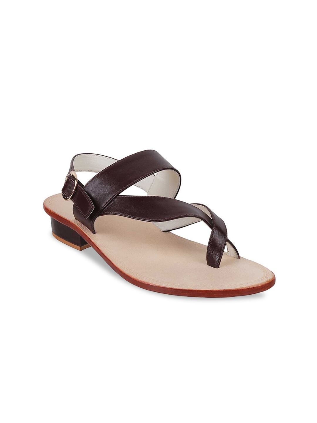 

Metro Leather Comfort Sandals, Maroon