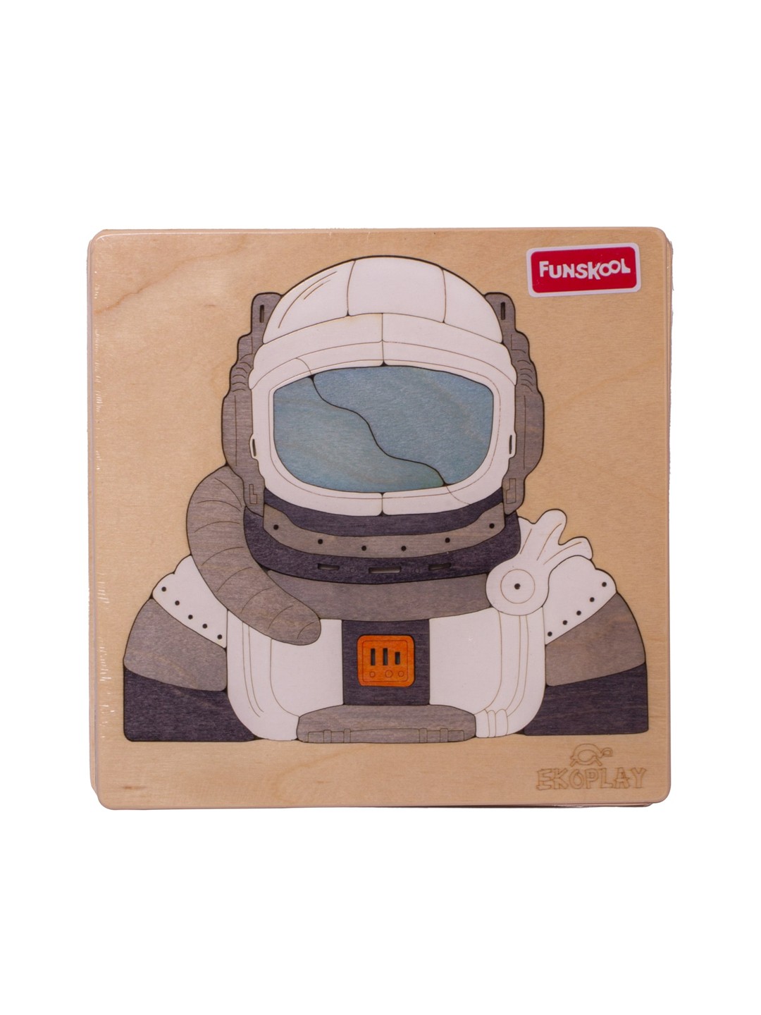 

Funskool Ekoplay Man On The Moon Wooden Puzzle For 4+ Years, Multi