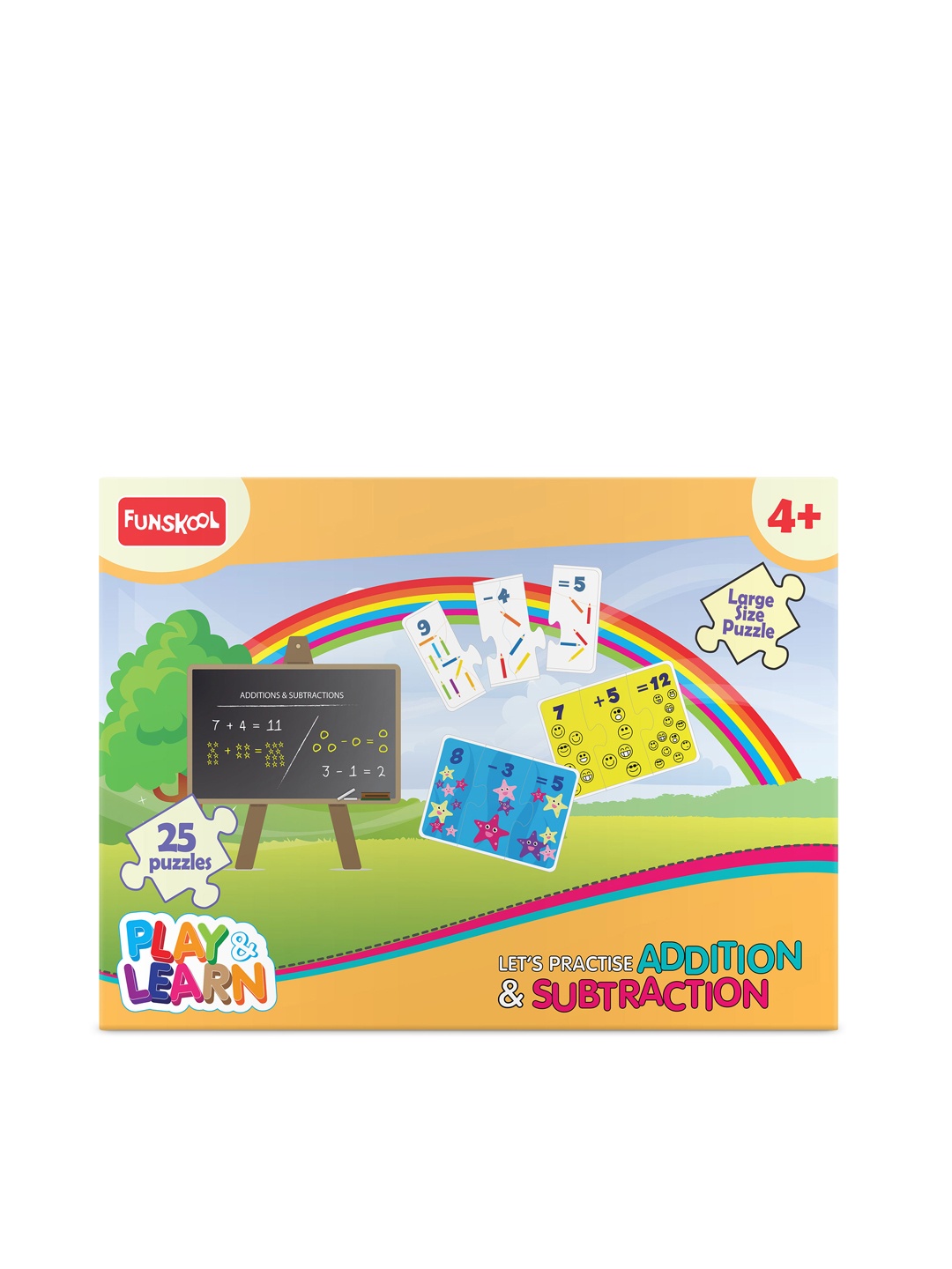

Funskool Let's Practice Addition & Subtraction for 4+Years, Multi