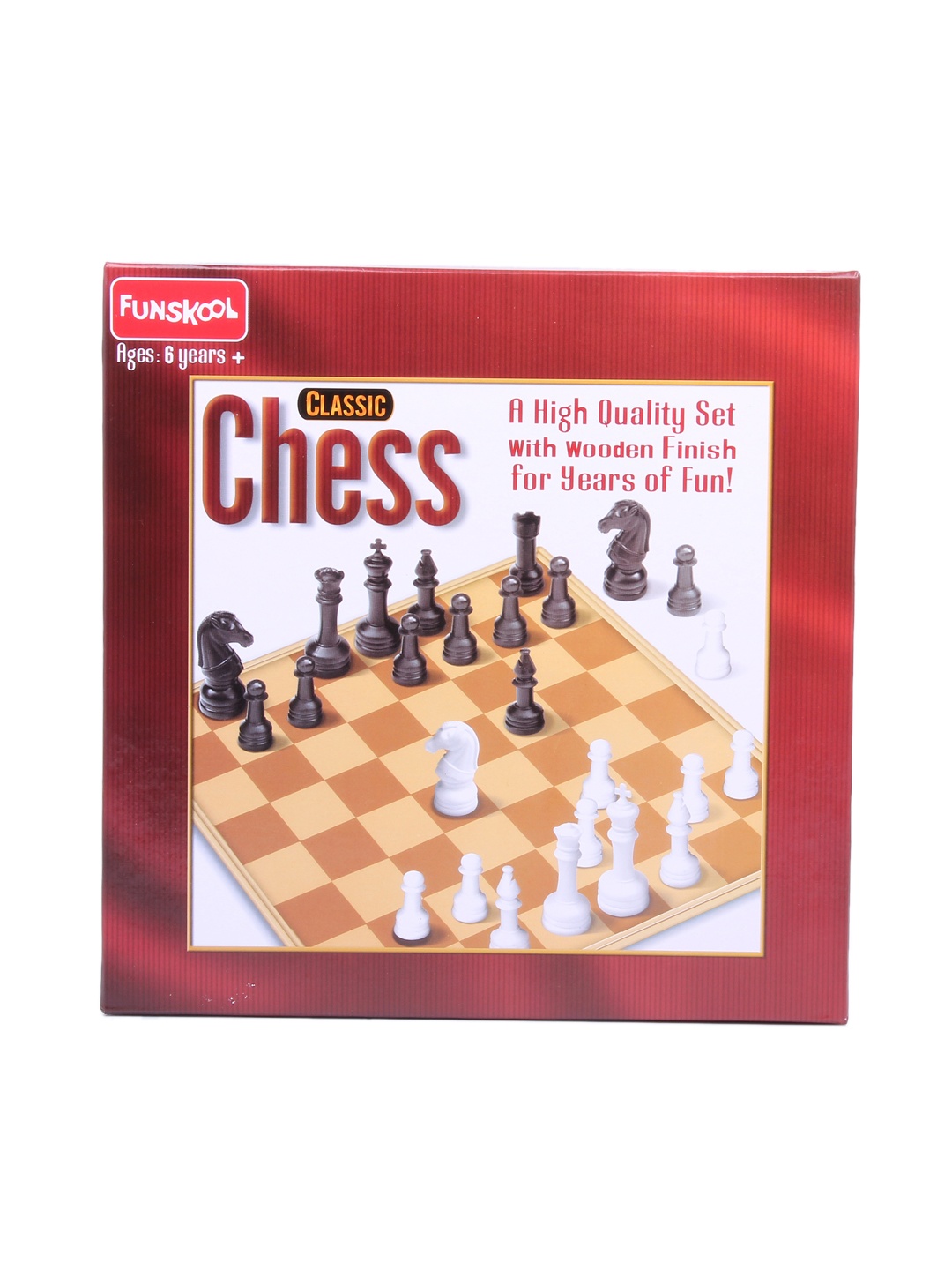 

Funskool Classic Chess Game for 6+ Years Age Group, White