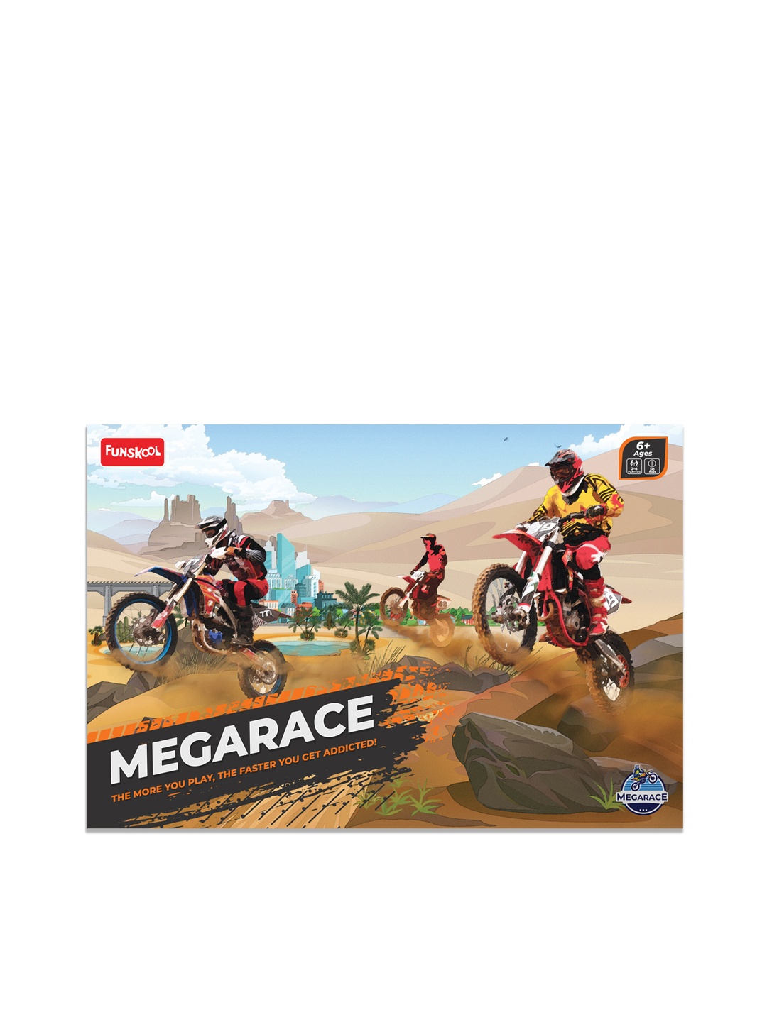 

Funskool Multicoloured Mega Race Board Game, Multi