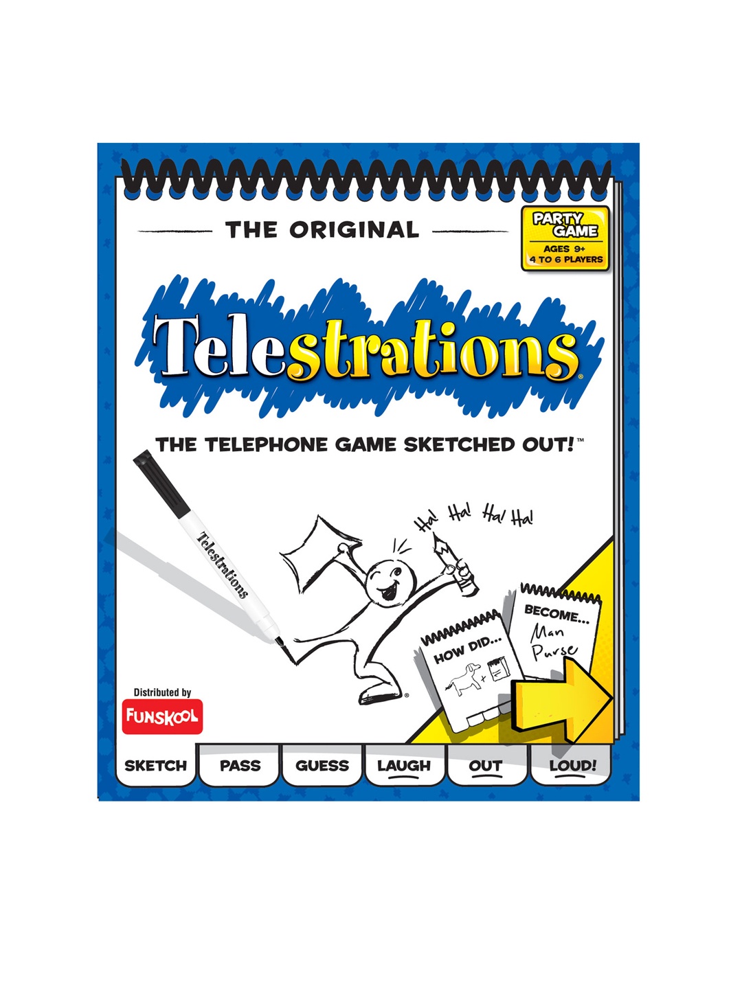 

Funskool Telestrations Telephone Activity Game For 9+ Years Age Group, White