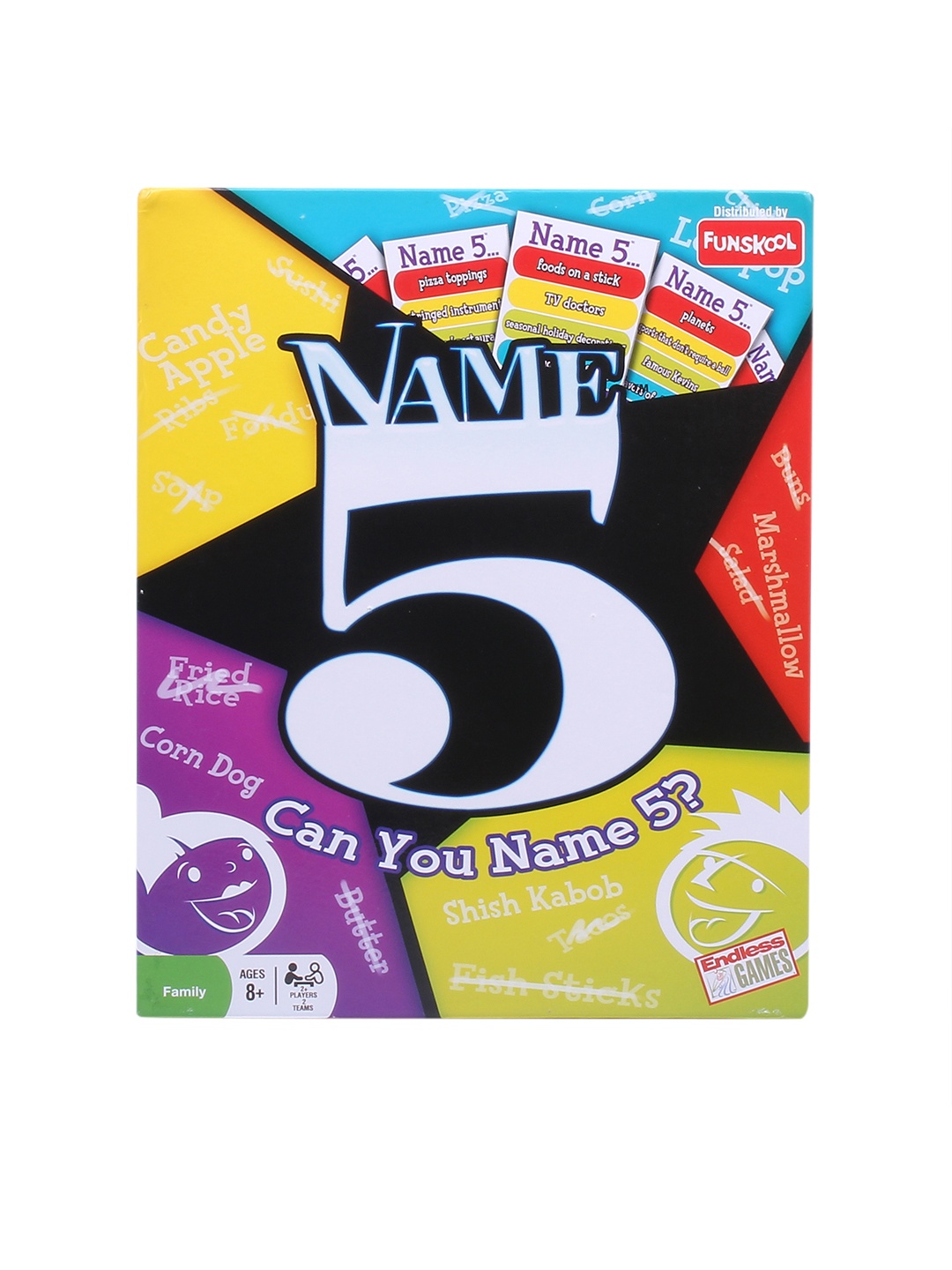 

Funskool Can You Name 5 Game for 8+Years, Multi