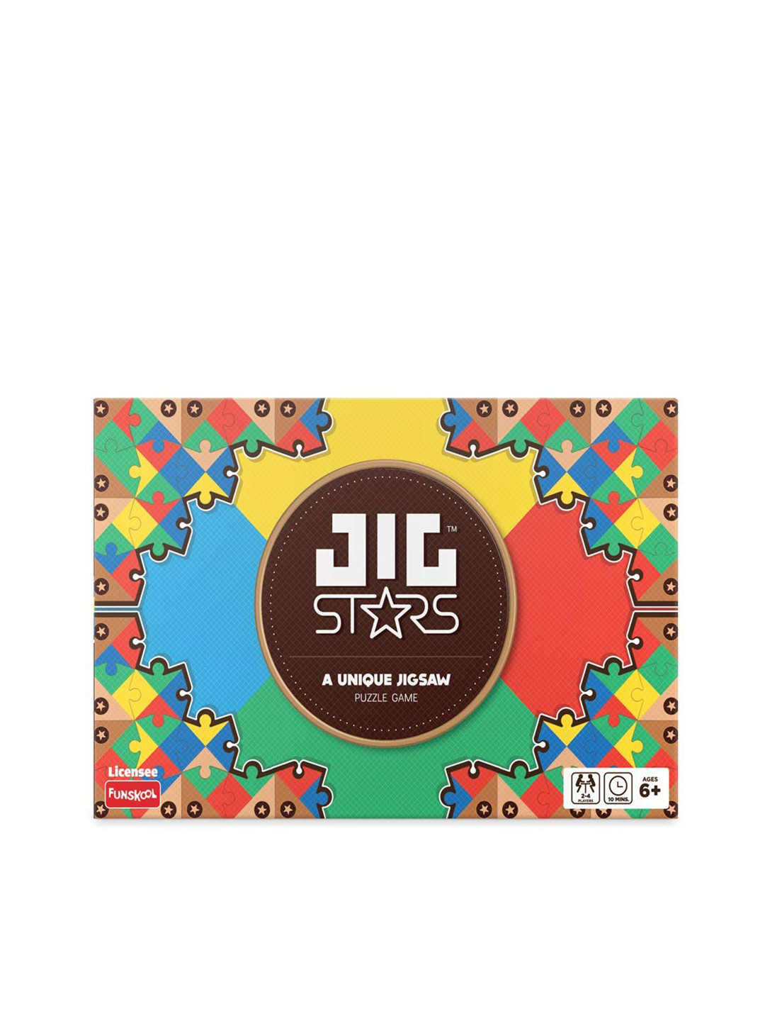 

Funskool Jig Stars Jigsaw Puzzle Game for 6+Years, Multi