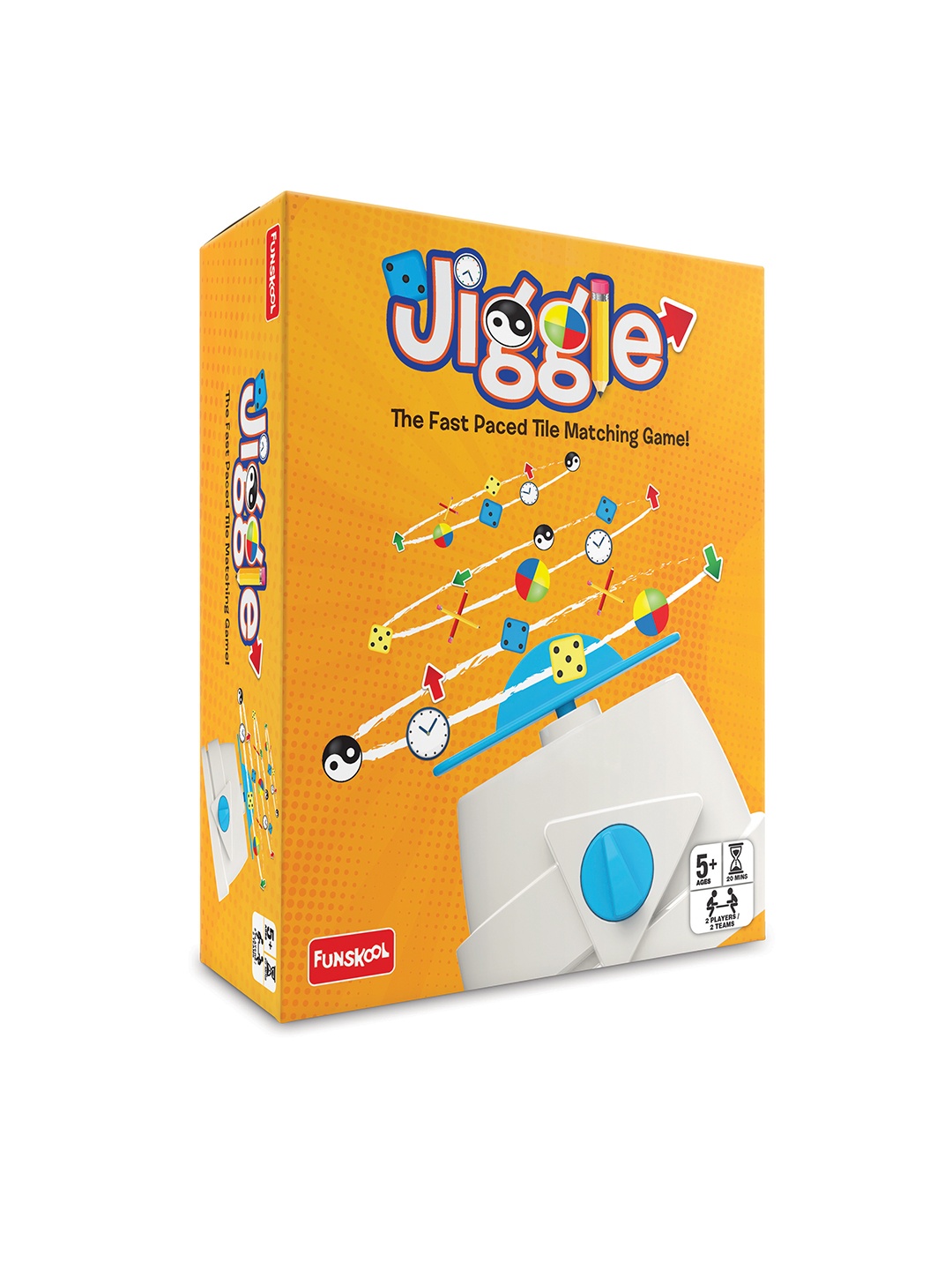 

Funskool Jiggle Fast Pace Tile Matching Game for 5+Years, Multi