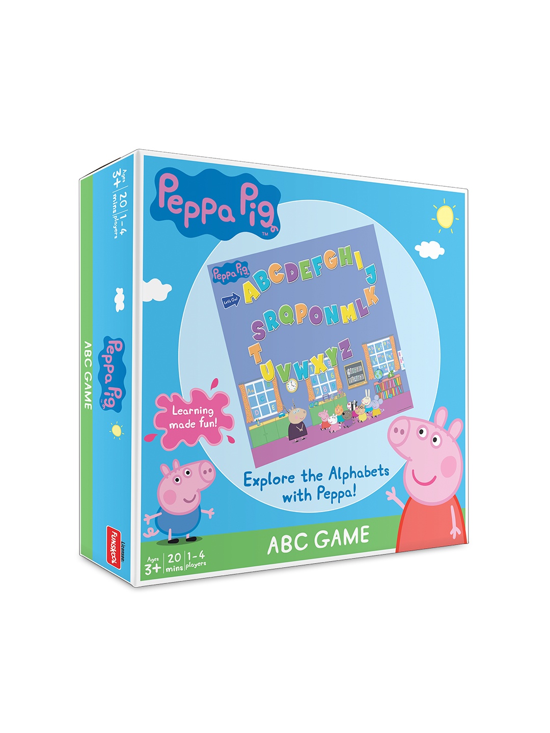 

Funskool Peppa Pig ABC Game for 3+Years, Multi