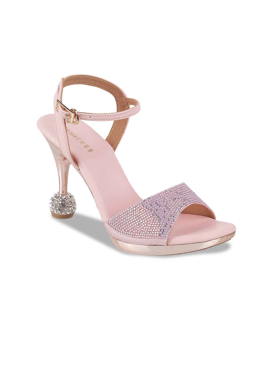 

Metro Embellished Stiletto Heels, Peach