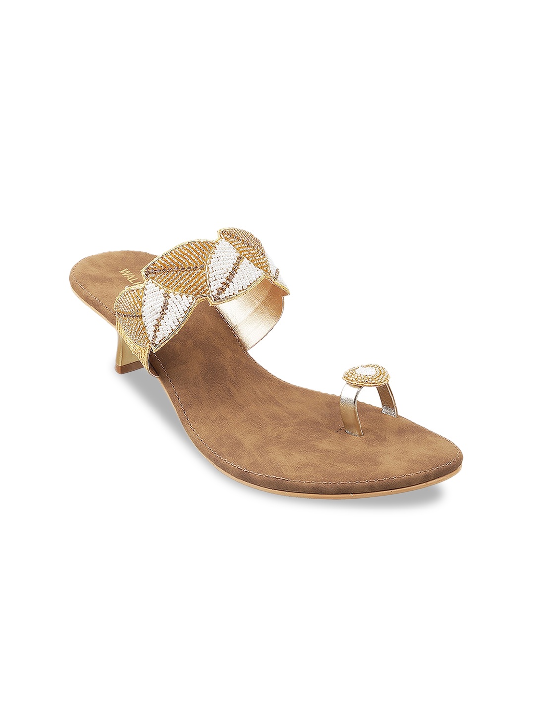 

WALKWAY by Metro Embellished Kitten Heels, Gold