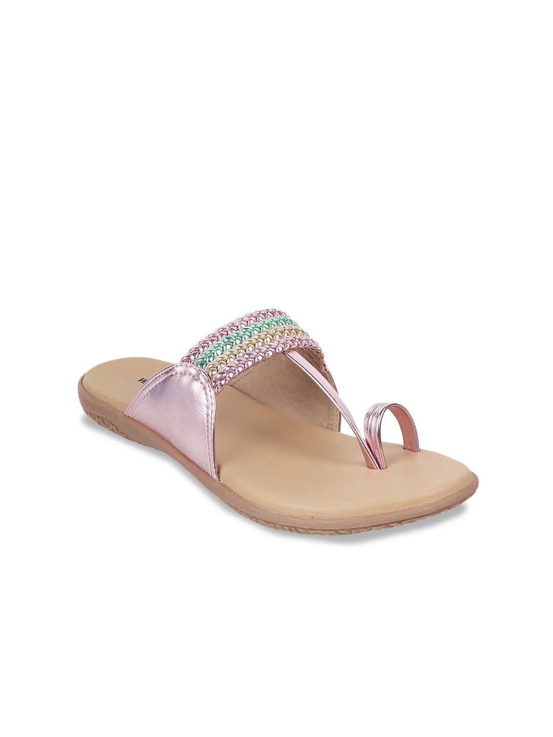 

WALKWAY by Metro Embellished One Toe Flats, Pink