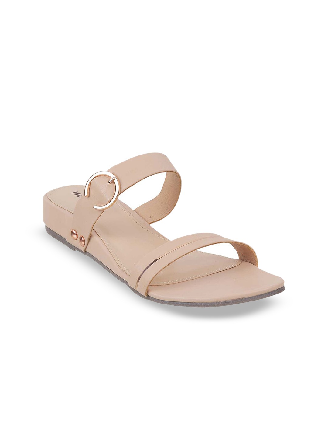 

Mochi Open Back Comfort Heels, Beige