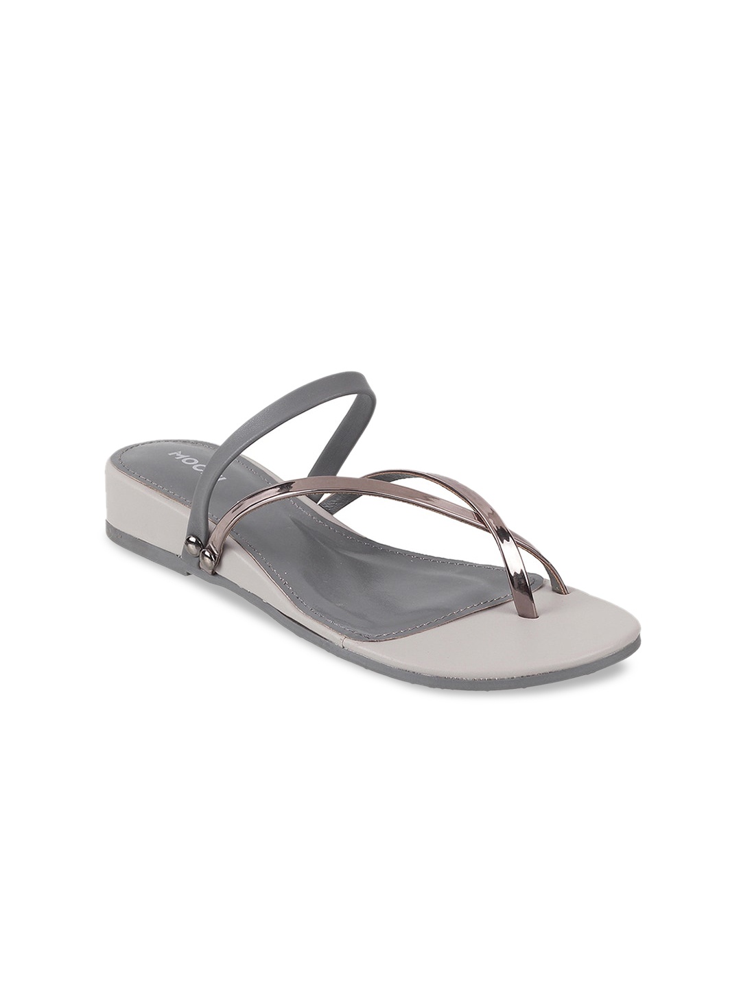 

Mochi Strappy Flatform Heels, Grey