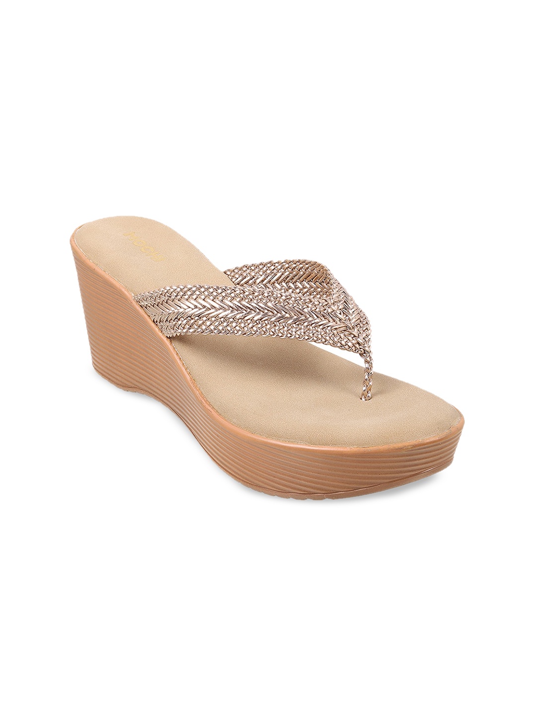 

Mochi Embellished Wedge Heels, Pink