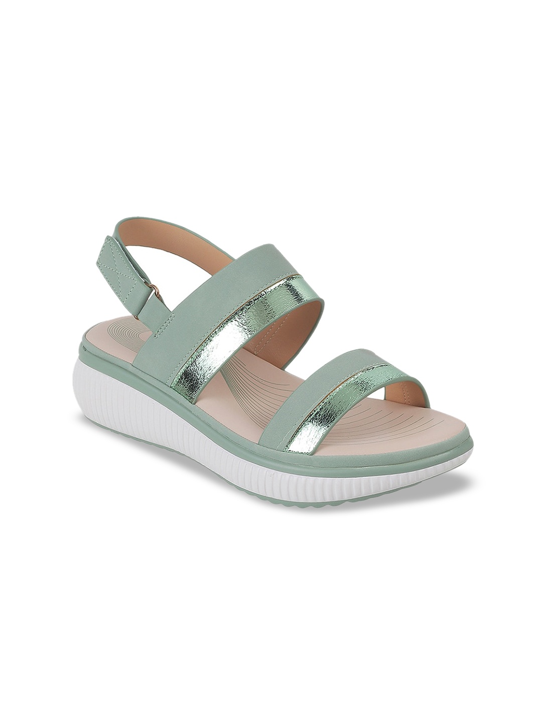 

Mochi Casual Flatform Heels, Green