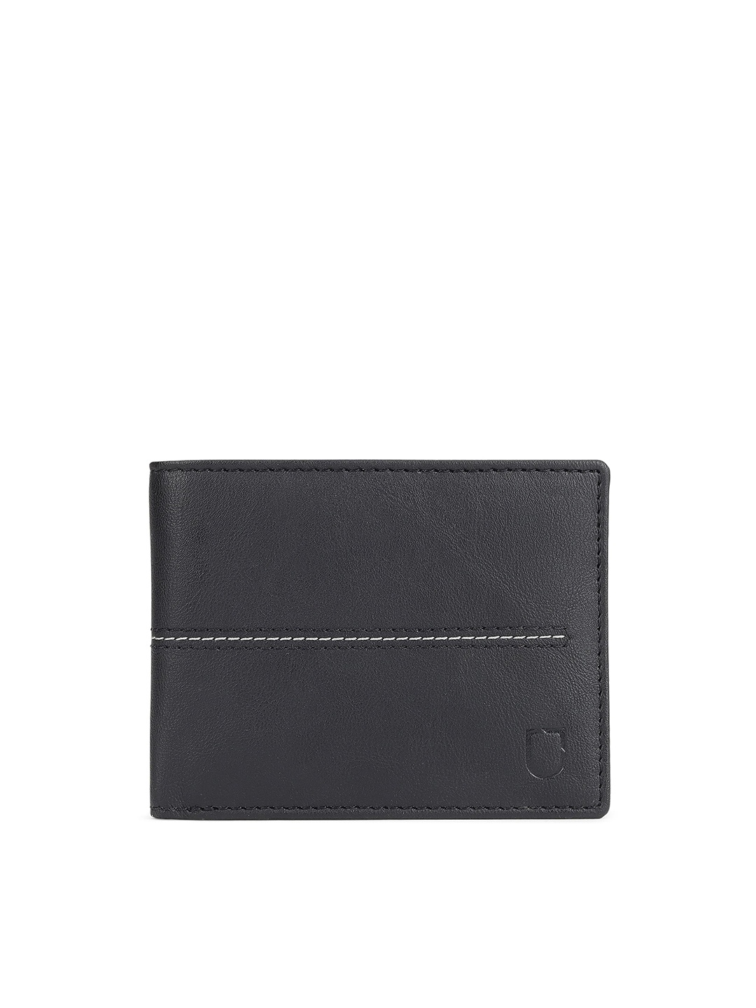 

Urbano Fashion Leather Two Fold Wallet, Black